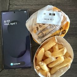 Bacon Melt meal- Melt and Fries only