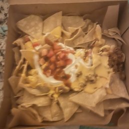 This box of chips really isn't worth the 5 bucks I paid. I know it's fast food but could at least add more into this . This box of chips really isn't worth the 5 bucks I paid. I know it's fast food but could at least add more into this .