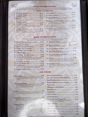 Menu photo 2 Azteca Mexican Restaurant Idaho Springs, CO Menu photo 2 Azteca Mexican Restaurant Idaho Springs, CO
