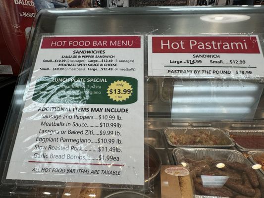Menu photo 8 Claro's Italian Markets Arcadia, CA