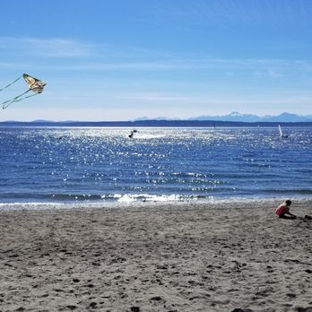 Golden Gardens Park - Sandy beach with Olympic Mountains in the distance - Parks Near Me - Seattle, Washington Golden Gardens Park - Sandy beach with Olympic Mountains in the distance - Parks Near Me - Seattle, Washington