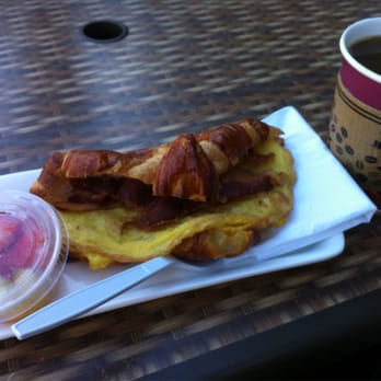 Le Caprice DC - #1 Croissant breakfast sandwich w/bacon; coffee & fruit upgrade. - Cafes Near Me - Washington, DC, District of Columbia Le Caprice DC - #1 Croissant breakfast sandwich w/bacon; coffee & fruit upgrade. - Cafes Near Me - Washington, DC, District of Columbia