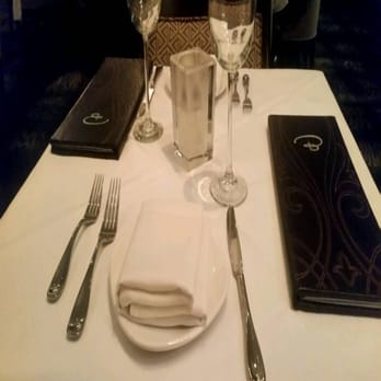 Belvedere Room - Tae setting. They forgot to light the candle. :( - New American Near Me - Bakersfield, California
