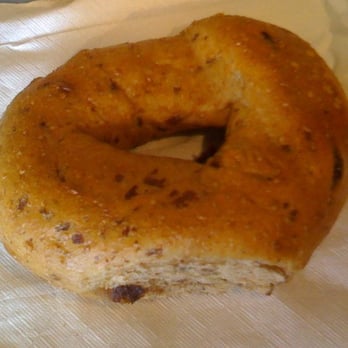 Georgetown Bagelry - Oatmeal Raisin bagel - $1.20 before taxes on 5/2009 - Bagels Near Me - Bethesda, Maryland