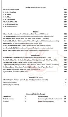 Menu photo 1 Ledger’s Steakhouse & Grille Cullman, AL Menu photo 1 Ledger’s Steakhouse & Grille Cullman, AL