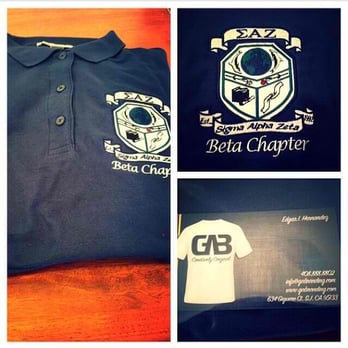 Graphic Affect - We got our polos here.. Our crest is extremely detailed and they came out amazing! - Screen Printing/T-Shirt Printing Near Me - San Jose, California Graphic Affect - We got our polos here.. Our crest is extremely detailed and they came out amazing! - Screen Printing/T-Shirt Printing Near Me - San Jose, California