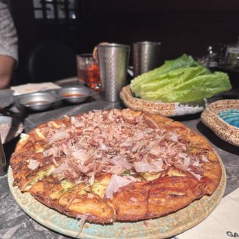 Gan-Hoo BBQ - Seafood Pancake - Korean Near Me - New York, New York Gan-Hoo BBQ - Seafood Pancake - Korean Near Me - New York, New York