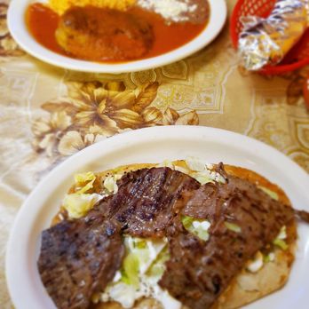 Taqueria Casa Mixteca - Huaraches w beef steak & Chill Relleno - Mexican Near Me - Burien, Washington Taqueria Casa Mixteca - Huaraches w beef steak & Chill Relleno - Mexican Near Me - Burien, Washington