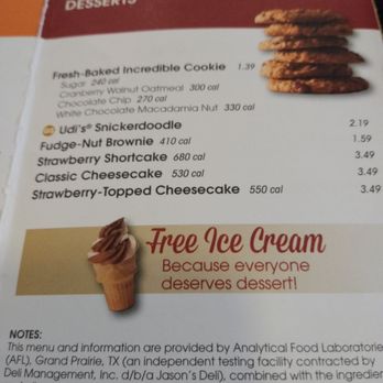 Jason's Deli - Free ice cream! - Delis Near Me - Tucson, Arizona Jason's Deli - Free ice cream! - Delis Near Me - Tucson, Arizona