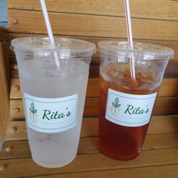 Rita's Coffeehouse & Eatery - Nice way to cool down on this hot day!