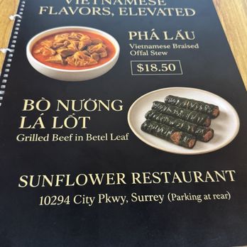 Sunflower Vietnamese Restaurant - Vietnamese Near Me - Surrey, British Columbia Sunflower Vietnamese Restaurant - Vietnamese Near Me - Surrey, British Columbia