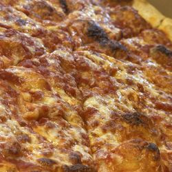 Foxy Roxy’s Pizza - Large Cheese Pizza crispy.