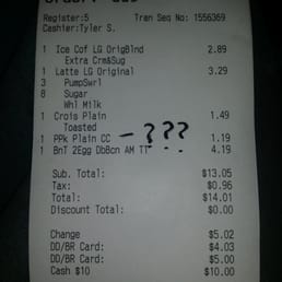 The question marks are next to the additional charge that was unnecessary which I mentioned in my review.