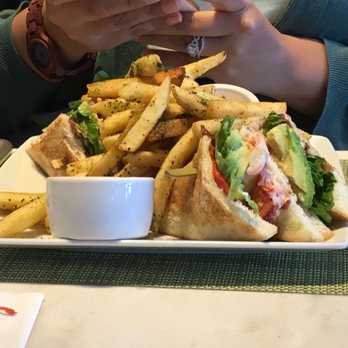 Mariposa - Wife got the lobster club sandwich, it looks good - New American Near Me - Honolulu, Hawaii