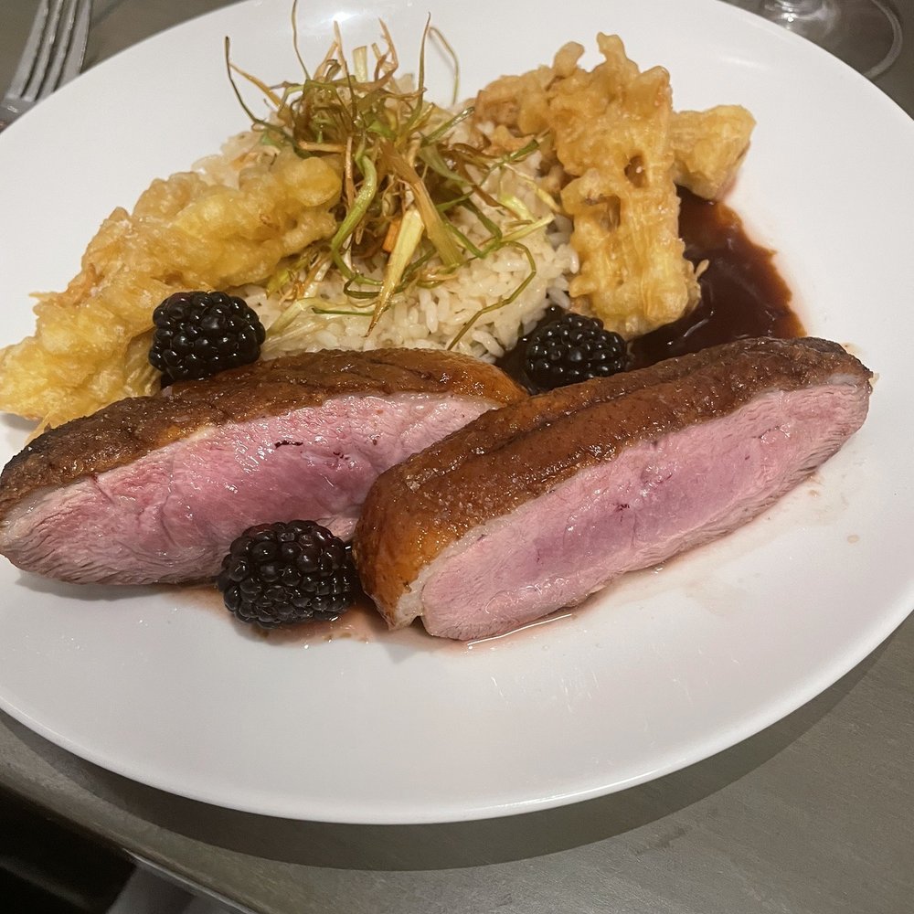 Maison Cheryl - Beautifully cooked duck main course - French Near Me - Arlington, Virginia