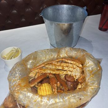 Cap’t Loui Henderson - Combo A Snow Crab 1LB(2Clusters) Sausages corn potatoes Shrimp Head Off 1LB - Seafood Near Me - Las Vegas, Nevada Cap’t Loui Henderson - Combo A Snow Crab 1LB(2Clusters) Sausages corn potatoes Shrimp Head Off 1LB - Seafood Near Me - Las Vegas, Nevada