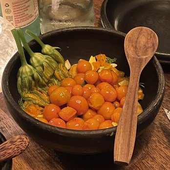 Meteora - Golden tomato - New American Near Me - Los Angeles, California
