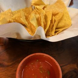 Complimentary Chips and Salsa for the table. Complimentary Chips and Salsa for the table.