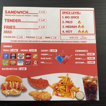 B's Hot Chicken - Fast Food Near Me - Kent, Washington