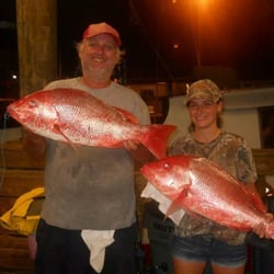 2 Red Snapper caught onboard the Majesty . these are keepers , Red Snapper season 2014