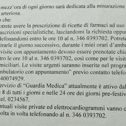 Dott.ssa Elena Cesana - Orari di ambulatorio parte 2
