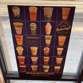 Bobacraft Cafe - Menu - Bubble Tea Near Me - Alhambra, California