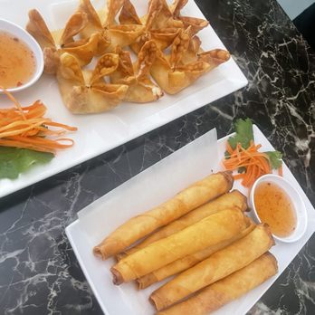 Thai Long-An - Shrimp Eggrolls and Crab Rangoon - Thai Near Me - Phoenix, Arizona
