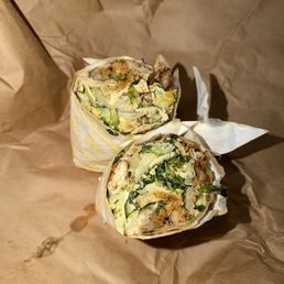 Crispy caeser wrap