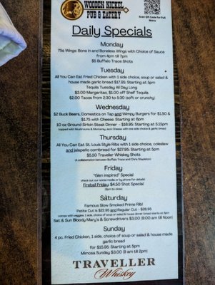 Menu photo 4 Wooden Nickel Pub & Eateries Sublimity, OR