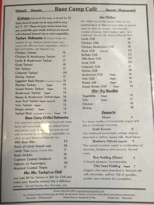Menu photo 7 Base Camp Cafe Hanover, NH