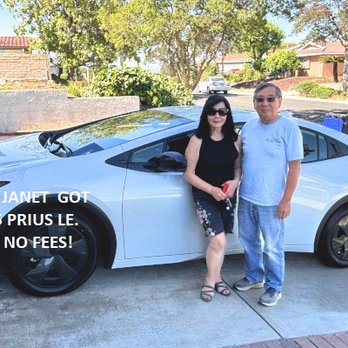 Okuma Enterprises - Evan got Janet and Howard a new 2025 Prius LE and delivered to their home. No dealer hassles or fees!. - Car Brokers Near Me - Los Angeles, California Okuma Enterprises - Evan got Janet and Howard a new 2025 Prius LE and delivered to their home. No dealer hassles or fees!. - Car Brokers Near Me - Los Angeles, California