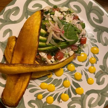 The Hideaway - The ceviche needs salt and lemon. Lovely presentation though....... - Steakhouses Near Me - Beverly Hills, California The Hideaway - The ceviche needs salt and lemon. Lovely presentation though....... - Steakhouses Near Me - Beverly Hills, California