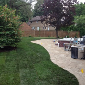 TPC Landscape Design - Patio, lawn and brick footing for screen porch completed by TPC. - Landscape Architects or Designers Near Me - River Edge, New Jersey TPC Landscape Design - Patio, lawn and brick footing for screen porch completed by TPC. - Landscape Architects or Designers Near Me - River Edge, New Jersey