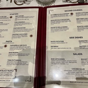 CiPasso - Menu - Wine Bars Near Me - Rome, RM
