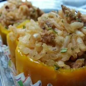 Sisters On A Roll - Stuffed peppers.
Yeah it's Vegan. - Gluten-Free Near Me - Detroit, Michigan Sisters On A Roll - Stuffed peppers.
Yeah it's Vegan. - Gluten-Free Near Me - Detroit, Michigan