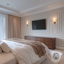 True Blue Handyman Services - Optimize your bedroom space with a professionally mounted TV.True Blue Handyman Services ensures a secure and sleek installation every time!