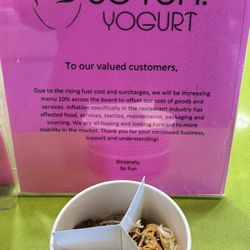 So Fun Yogurt