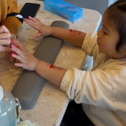 Peony Nails & Spa - 1st time having a Manicure. It was a very nice experience for my girl