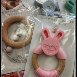 Tsunami Beach - Come check out the new line of Chewable Charm teething toys and all our other baby gift items.