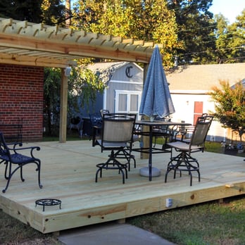 SN Home Maintenance & Construction - A newly expanded deck with an added pergola. These things offer nice shade. - General Contractors Near Me SN Home Maintenance & Construction - A newly expanded deck with an added pergola. These things offer nice shade. - General Contractors Near Me