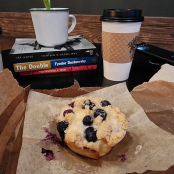 The Coffee House - Blueberry cheesecake muffin - Coffee & Tea Near Me - Clarksville, Tennessee The Coffee House - Blueberry cheesecake muffin - Coffee & Tea Near Me - Clarksville, Tennessee