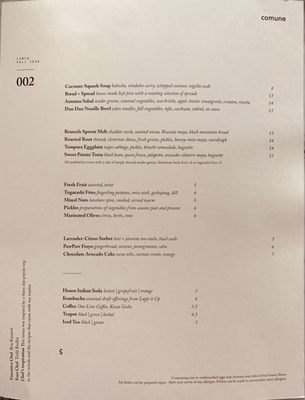 Menu photo 8 Comune Columbus, OH Menu photo 8 Comune Columbus, OH