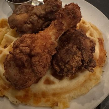 Friedman's - Unflavored Fried Chicken & Cheddar Waffle - Breakfast & Brunch Near Me - New York, New York Friedman's - Unflavored Fried Chicken & Cheddar Waffle - Breakfast & Brunch Near Me - New York, New York