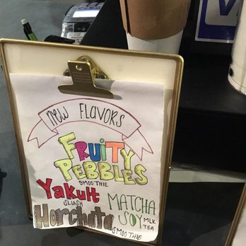 Chillin' - New flavors they are offering at the moment - Bubble Tea Near Me - Whittier, California