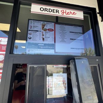 Bruster's Real Ice Cream - Ordering window/menu - Desserts Near Me - Laguna Niguel, California Bruster's Real Ice Cream - Ordering window/menu - Desserts Near Me - Laguna Niguel, California