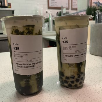Eightfold Tea Shoppe - Deep matcha and double green - Bubble Tea Near Me - Costa Mesa, California Eightfold Tea Shoppe - Deep matcha and double green - Bubble Tea Near Me - Costa Mesa, California
