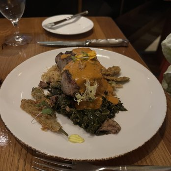 Fearing's Restaurant - Wood Grilled Sorghum Glazed Pork Tenderloin - New American Near Me - Dallas, Texas Fearing's Restaurant - Wood Grilled Sorghum Glazed Pork Tenderloin - New American Near Me - Dallas, Texas