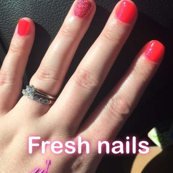 Superior Nail - Pretty summer color. Gel nails by Tina - Nail Salons Near Me - Sacramento, California