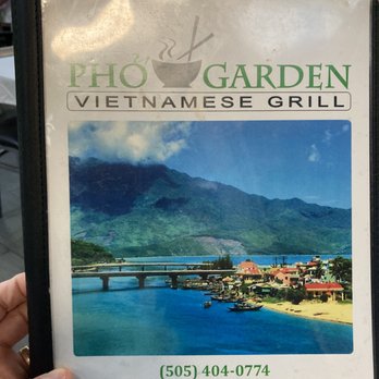 Pho Garden - Pho Garden.  Menu front. - Vietnamese Near Me - Rio Rancho, New Mexico