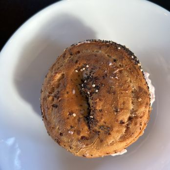 Bruchelle's Bagel Bistro - Gluten free bagel with strawberry cream cheese - Bagels Near Me - Covington, Washington Bruchelle's Bagel Bistro - Gluten free bagel with strawberry cream cheese - Bagels Near Me - Covington, Washington